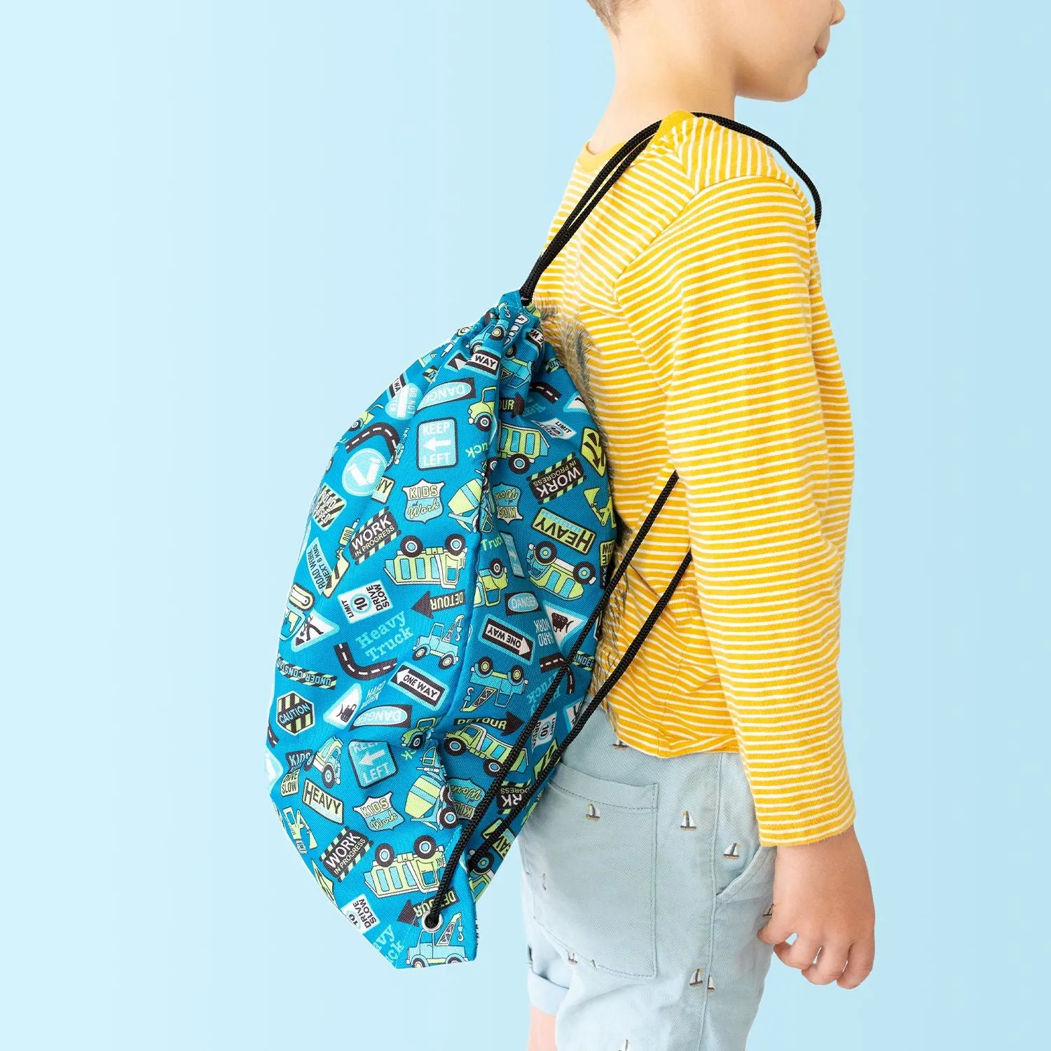 OUT & ABOUT CONSTRUCTION DRAWSTRING BAG