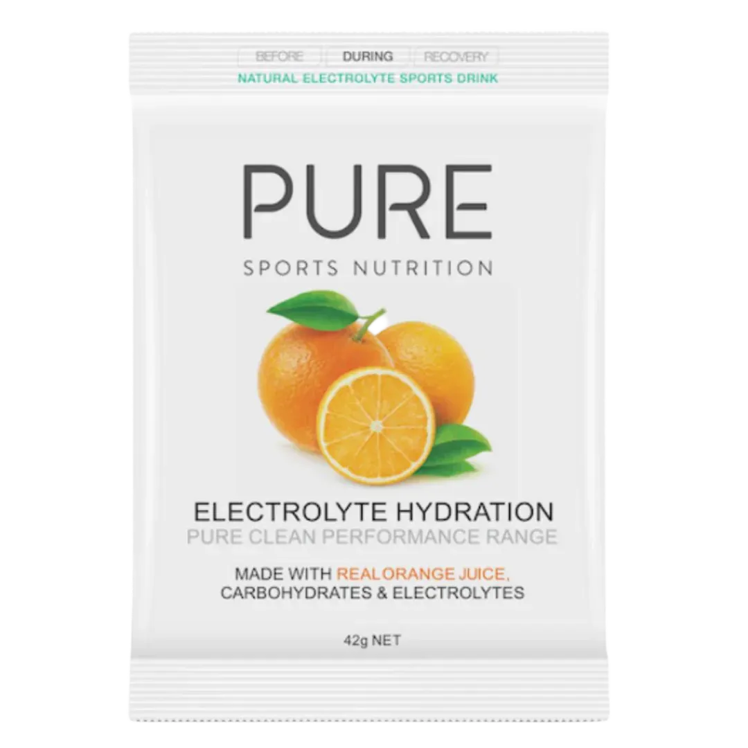 Pure Sports Nutrition - Electrolyte Hydration 42G Satchels - Orange