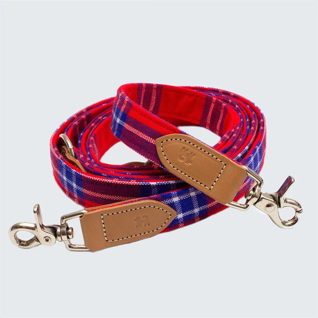 Shuka Red Dog Hands Free (Coupler) Dog Lead
