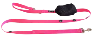Smoochy Poochy Hands Free Leash - Hot Pink