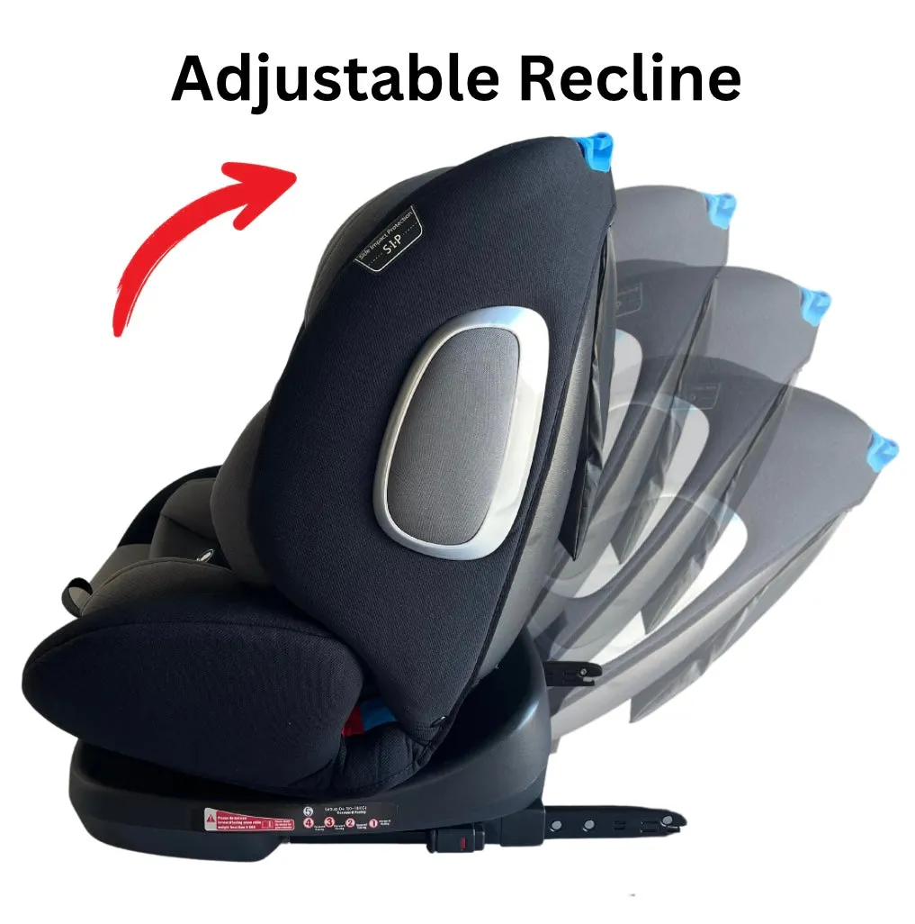 The Classic - 360 Rotation and Convertible Car Seat with ISOFIX and Top Tether