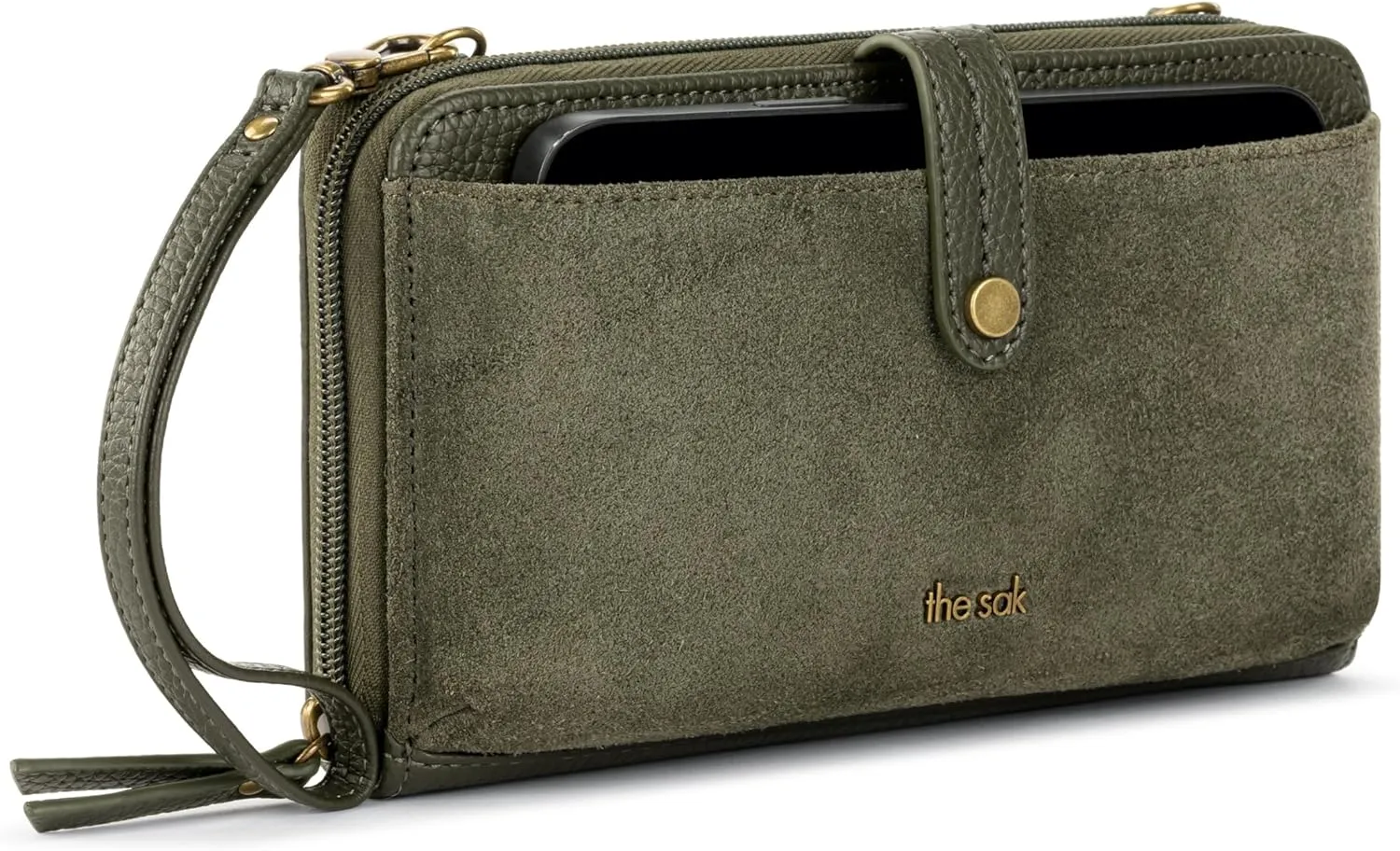 The Sak Iris Smartphone Crossbody Purse - Women's Cellphone Bag & Wallet For Everyday - Convertible Wristlet With Zipper