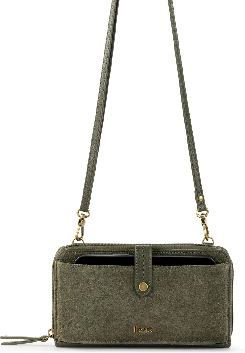 The Sak Iris Smartphone Crossbody Purse - Women's Cellphone Bag & Wallet For Everyday - Convertible Wristlet With Zipper