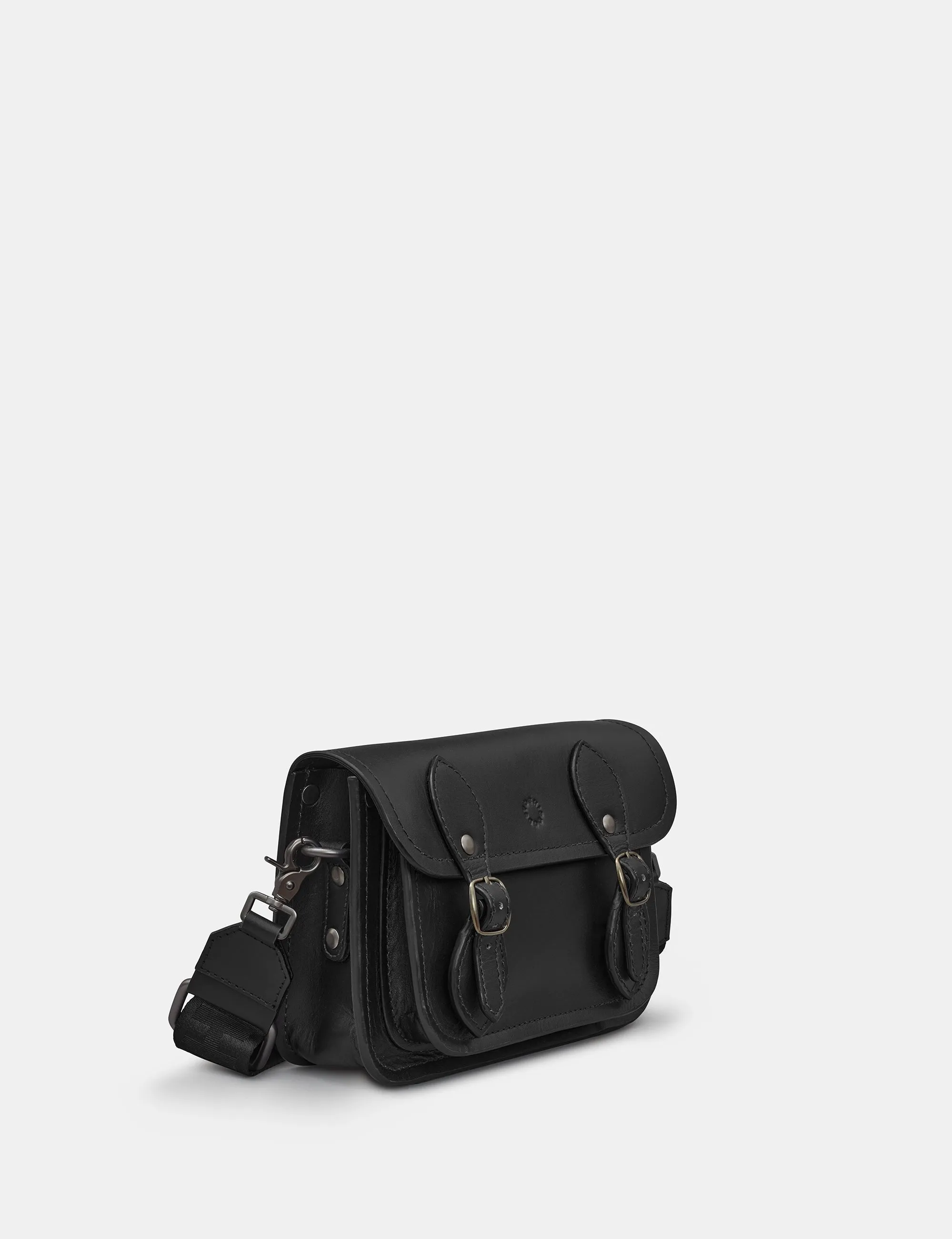 Tilney Black Leather Mini Satchel Bag