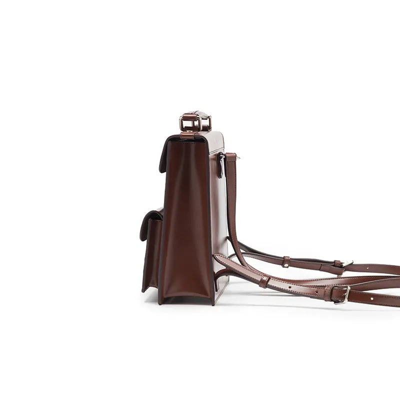Vintage Genuine Leather Backpacks Unique Travel Bag Handbags Women