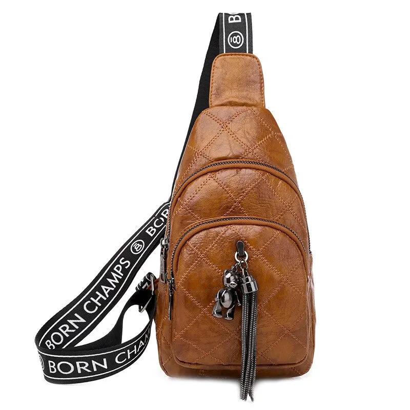 Women's Chain tassel Sling bag